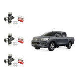 Kit X3 Cruceta Hilux Cardan Trasero 4x2 4x4 2016-2019 Spicer