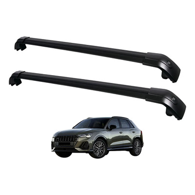 Barras Portaequipaje Audi Q3 Rack 2016 2017 2018 2019 Torus Color Negro | Meses sin interés