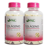 2 X Big Size Colageno Hidrolizado 500 Cap Piel Cabello Uñas