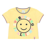 Playera Amarilla Boboli Niña Everything Is Alright Fiesta