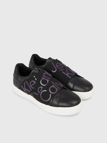 Zapatilla Classic Cupsole Elast Web Negro Calvin Klein