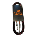Cable Plug Plug Corona 105 6mts Textil Guitarra Bajo
