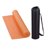 Kit Colchoneta Mat 6 Mm + Funda Yoga Pilates Fitness Sticky