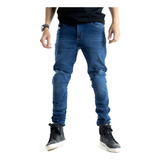 Jean Moto Classic Denim Kevlar Blue Con Protecciones. Qobu