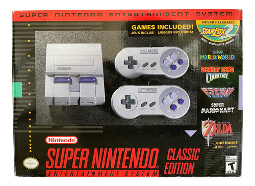 Super Nintendo Classic Edition Seminuevo Completo 21 Juegos