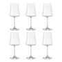 6 Taças De Cristal Vinho Branco 360ml Linha Xtra Bohemia