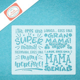 Plantilla Manualidades Frases Día Madres 03 Carta Stencil