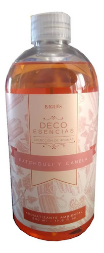 Deco Esencias Aromatizante Patchouli Y Canela - Bagués 500ml