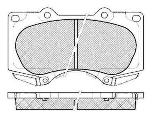 Pastillas Freno Para Toyota Prado 2.7-3.0-3.4-4.0 02/ Del Foto 3