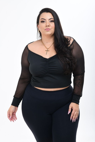 Cropped Plus Size Escolha O Seu