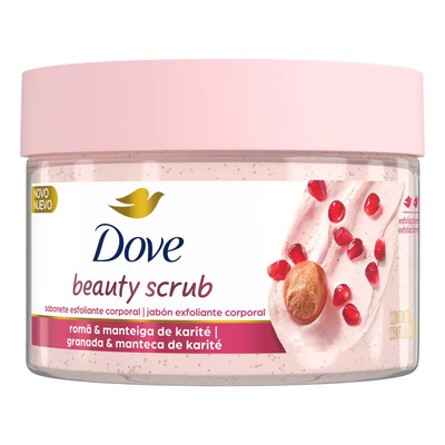 Dove Beauty Scrub Esfoliante Corporal Romã & Manteiga De Karité 280g | MercadoLivre