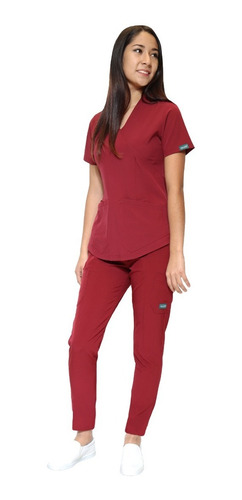 Conjunto Uniforme Quirúrgico Antifluido Vino Mujer Anaisabel