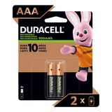 Pack 2 Pilas Aaa Recargables Duracell 900mah