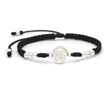 Pulsera San Miguel Arcángel Plata 925 Italiana Iconic Store