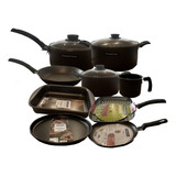 Set  Tramontina Cocina 9 Unidades Teflon Antiadherente