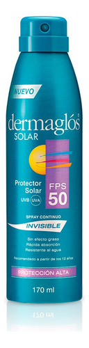 Dermaglos Protector Solar Fps50 Spray Cont Invisible 170ml