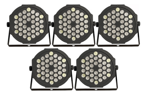 Kit 5 Canhão Refletor 36 Leds 3w Branco Quente E Branco Frio