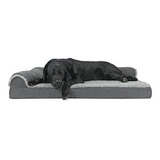 Furhaven Deluxe Orthopedic Chaise Couch Cama Para Mascotas P
