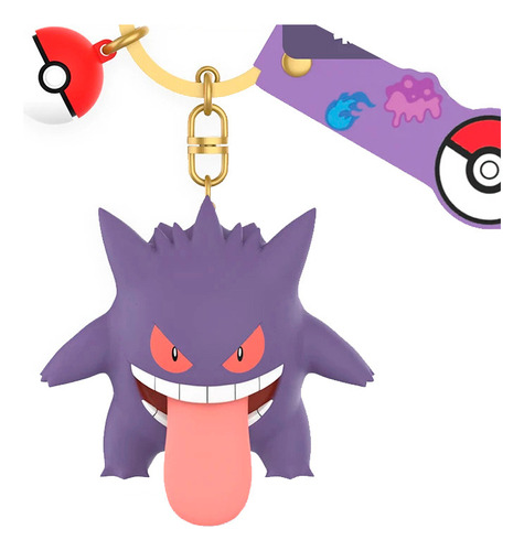 Llavero Pokemon Gengar Kawaii