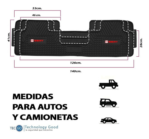 Piso De Auto Tipo Seat Pvc/tapis/protector/suelo Foto 3