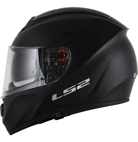 Capacete Ls2 Ff397 Vector Mono Preto Fosco