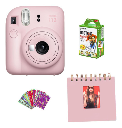 Set Camara Fujifilm Instax Mini + 20 Hojas + Accesorios