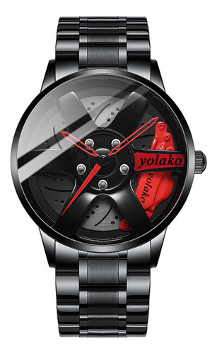 Reloj De Ruedas De Coche Para Hombre, Moderno, Deportivo, Co