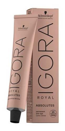 Kit Tinte Schwarzkopf Professional  Igora Royal Absolutes Tono 4-60 Para Cabello