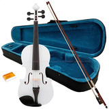 Violin 3/4 Yirelly Superior Color Blanco Estuche Arco Resina