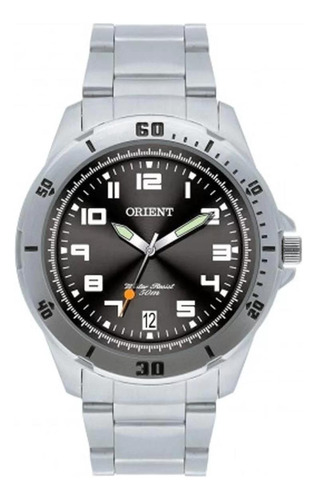 Relógio Masculino Orient Analógico Prata Mbss1155a G2sx