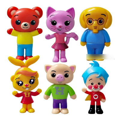 Set 6 Figuras De Acción Plim Plim Pvc | Meses sin interés