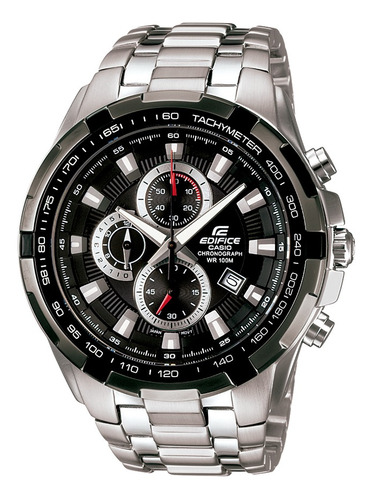 Reloj Casio Edifice Ef-539d-1a Hombre Acero Cronografo 