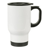 Pack 4 Vaso Termico Termo Blanco Sublimación Mug 14onz