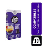 Capsulas Coffee Break Compatibles Nespresso X 10 Unid Fuerte