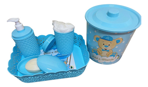 Kit Cesta Higiene Bebê Bancada Completa