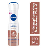 Desodorante Aclarante Nivea Clinical Tono Natural 150 Ml Fragancia Neutro