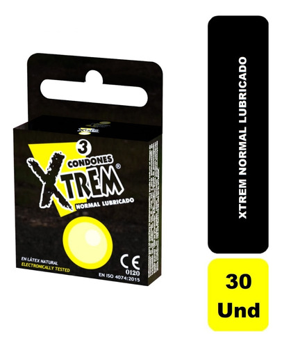 Pack Condones Xtrem Lubricado - Uni - Unidad a $291