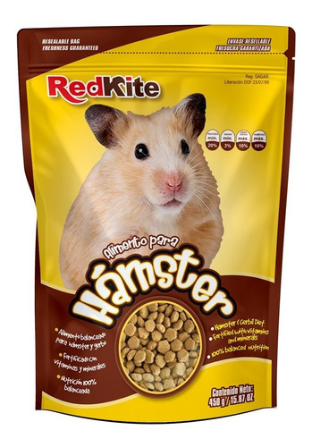 Redkite Alimento Para Hamsters 450gr Vitaminas Y Minerales