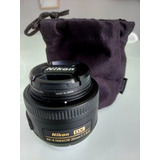 Nikon Nikkor Af-s 35 F 1.8 G Dx Con Motor Parasol Funda Caja