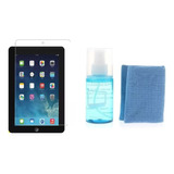 Vidrio Protector Templado Para Tablet + Kit De Limpieza 