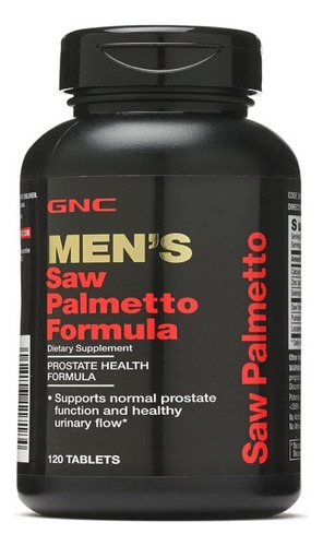 Gnc Men's Saw Palmetto Formula Supports Prostate 120 Tablets