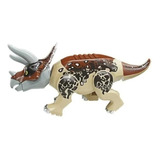 Blocos De Montar Dinossauro Jurassic Triceratops Grande 24cm