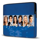 Capa Para Notebook Friends 15 Polegadas Com Bolso Azul