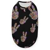 Hippy Love Peace - Ropa Para Perro, Disfraz De Gato, Chaleco