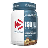 Suplemento En Polvo Dymatize  Whey Iso-100 Proteína Sabor Gourmet Chocolate En Pote De 640g