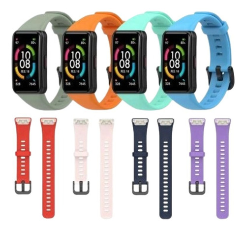 Correas Tpu Para Huawei Band 6 Y Honor Band 6