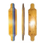 Shape Longboard Bambú E Maple Hudora 41  Com Lixa