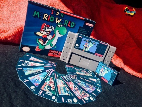 1 Super Mario World (somente Caixa+berço!) Sem Jogo