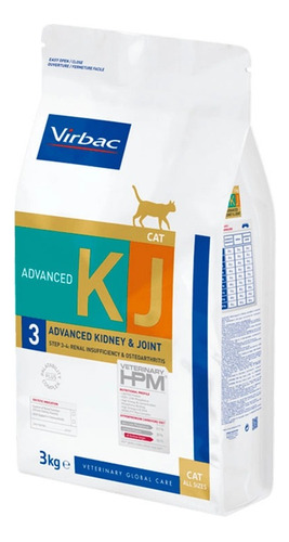Virbac Veterinary Hpm Cat Kj3 Advanced Kidney & Joint 3.0 Kg