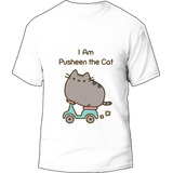 Camiseta Niños Unisex Gato Pusheen Kawaii Bca Urbanoz